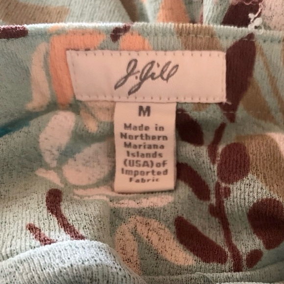 J Jill High Low Floral Skirt Size Medium - Picture 6 of 9